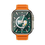 Смарт-годинник XO M10Ultra 9th Smart Sports Talking Watch Grey/Orange, фото 4