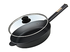 Сковорода чавунна з кришкою Optima-Black 260 х 60 мм