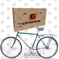 Велосипед у зборі 28 GENERAL "Комфорт" (чоловічий) (у зборі) зелений