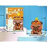 Конструктор 3D фігурка Капібара Capibara міні блоки 213 деталей для дівчаток та хлопчиків, фото 2