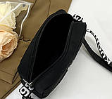 Прямокутна молодіжна сумка крос-боді нейлон 2 кольори, фото 6