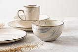 Столовий сервіз кераміка Limited Edition Marble 24 предмети, фото 6