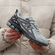 Зимові Чоловічі Кросівки New Balance 1906R Cordura GTX Grey / Нью Беланс 1906Р Кордура ГТХ Сірі з Чорним, фото 4
