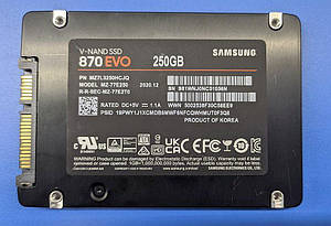 SSD накопичувач Samsung 870 EVO 2.5" SATA III 250 Gb (MZ-77E250)