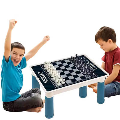 Універсальний дитячий набір Настільні ігри для всієї родини 9 настолок Стіл Шахи шашки нарди Шашки хрестики-нулики