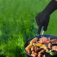 Жаростійка рукавиця для гриля Kozak Grill синя, фото 10