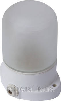Світильник e.light.sauna.1.60.27.white, Е27,60Вт,IP54, корпус керамічний, термостійкий, білий, E.NEXT,, фото 1