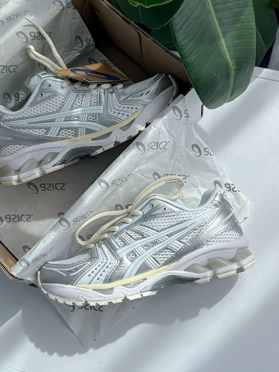 Gel-Kayano 14 Silver/White 37