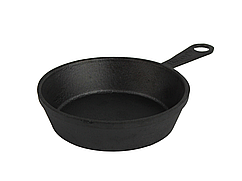 Сковорода чавунна порційна з ручкою 160 х 30 мм