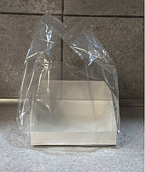 Пакет для ТОРТІВ  (300+80х2)х450 мм ПРОЗОРИЙ