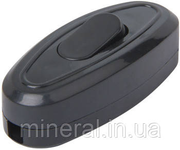 Перемикач світла e.switch wires.6A.black, 6А, чорний, E.NEXT, (l020002), фото 1