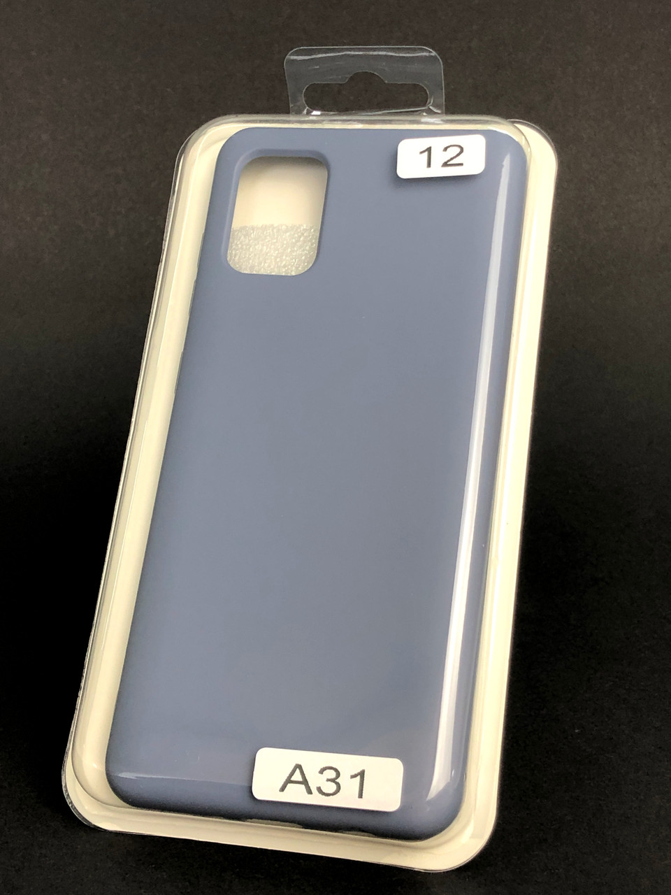 Чохол для телефона Samsung A31/A315 Silicone Original FULL No12 Charcoal grey (4you)