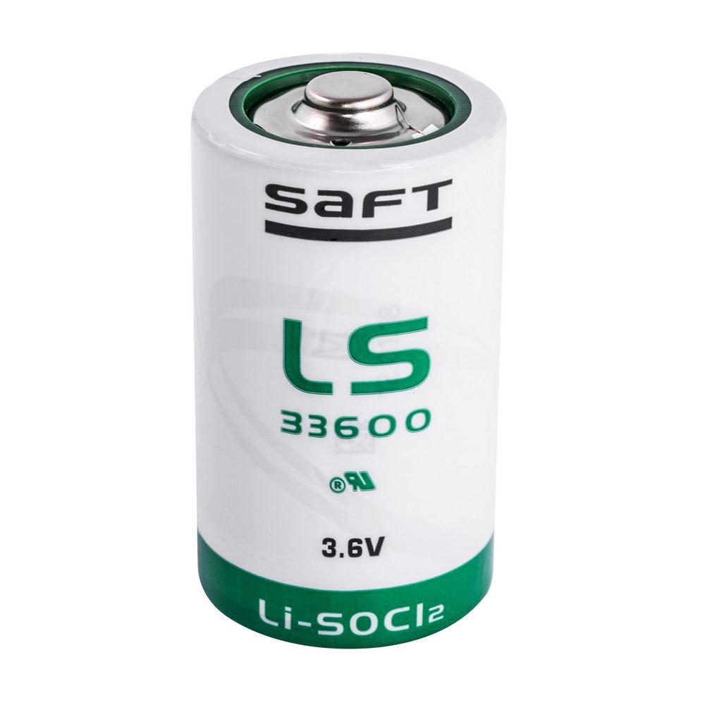 Батарейка LS33600 (Li-SOCl2, 3.6В/17А·год, розмір D (Ø33.5x61.5 мм) SAFT
