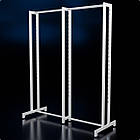 Стійка "ETOILE-250" -v2. Рейл із перфорацією для одягу, вішало торгове для бутіка, фото 5