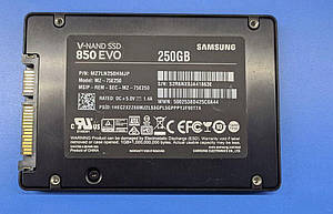 SSD накопичувач Samsung 850 EVO 2.5" SATA III 250 Gb (MZ-75E250)