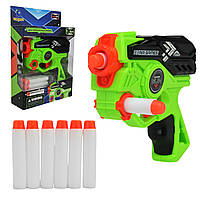 Іграшковий пістолет 218D-2 стріляє поролоновими снарядами, фото 2