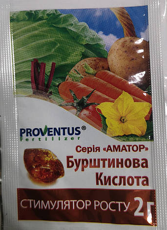 Бурштинова кислота 2 г., фото 1
