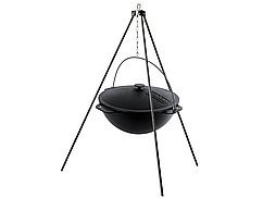 Казан чавунний азіатський з кришкою 6 л та триногою