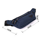 Бананка нейлон Vintage 20637 Темно-синя, фото 3