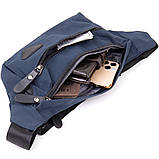 Бананка нейлон Vintage 20637 Темно-синя, фото 8