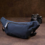 Бананка нейлон Vintage 20637 Темно-синя, фото 10