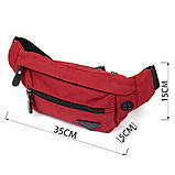 Бананка нейлон Vintage 20639 Червона, фото 3