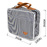 Сумка органайзер для подорожей текстильна Vintage 20651 Біла, фото 4