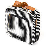 Сумка органайзер для подорожей текстильна Vintage 20652 Біла, фото 2