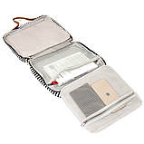 Сумка органайзер для подорожей текстильна Vintage 20652 Біла, фото 7