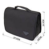 Текстильна сумка-органайзер в подорож Vintage 20657 Чорна, фото 3