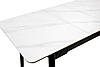 Стіл обідній Нептун 110-140 см кераміка (чорний/білий мармур), фото 6