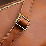 Шкіряна чоловіча вінтажна сумка на пояс Vintage 20371 Коричневий, фото 7