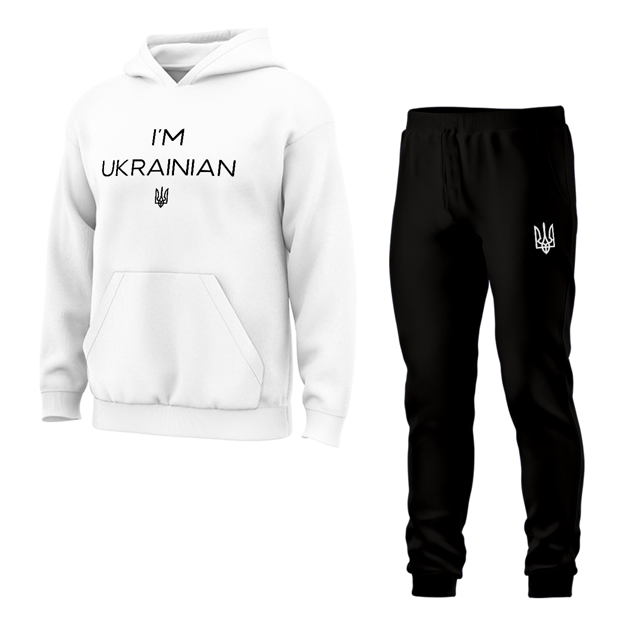 Стильний патріотичний спортивний костюм для хлопчика I'Am Ukrainian, 4-16 років, фото 1