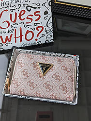 Гаманець Guess маленький пудровий Є
