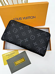 Гаманець унісекс Louis Vuitton LUX чорний класик Є