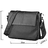 Сумка SHVIGEL 11131 шкіряна Чорна, фото 3