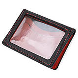 Шкіряна вінтажна обкладинка для прав GRANDE PELLE 11535 Чорний, фото 2