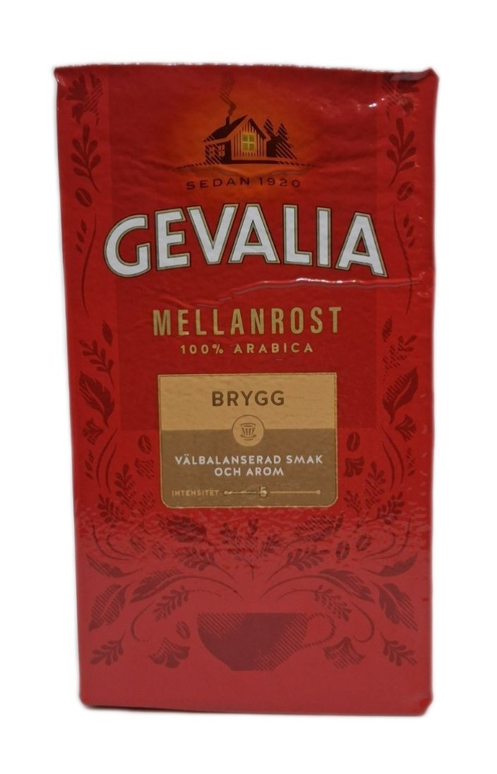 Мелена кава Gevalia Mellanrost BRYGG 100% arabica 450 гр