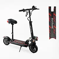 Електросамокат BS-90711 Best Scooter з сидінням 800W-48V-15 Ah Li-Ion шини 10"/10" купити дешево в Україні