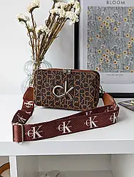 Сумка Calvin Klein срібло коричневий Є