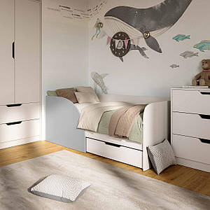 Дитяче ліжко Токіо 80*170 см з бортиком та шухлядою ТМ Viorina-Deko