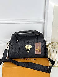 Сумочка Louis Vuitton великий саквояж чорний стеганий Є
