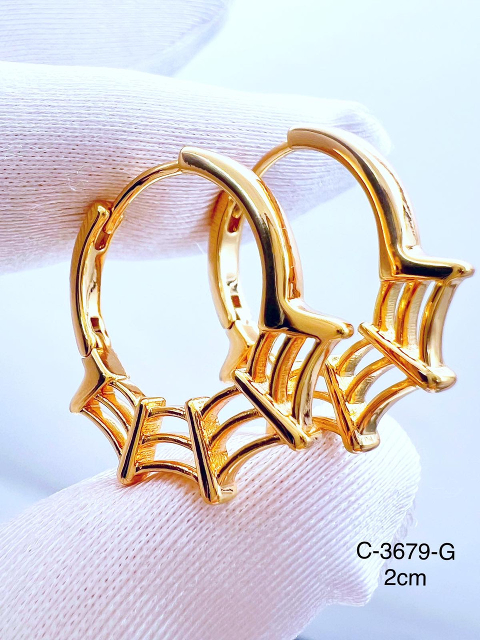 Сережки Xuping позолота