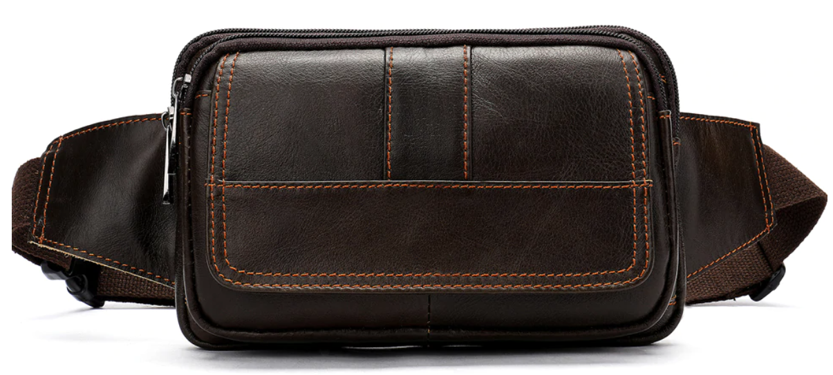 Сумка на пояс Vintage 14726 Коричнева, фото 1