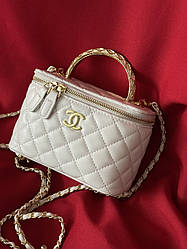 Сумка Chanel Classic Lambskin білий Є