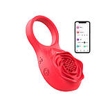 Смарт віброкольцо на пінис Love Spouse "Троянда", фото 9