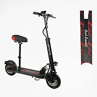 Електросамокат BS-10588 Best Scooter з сидінням 800W-48V-13 Ah Li-Ion шини 10"/10" купити дешево в Україні