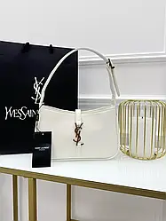Сумка багет Saint Laurent білий Є