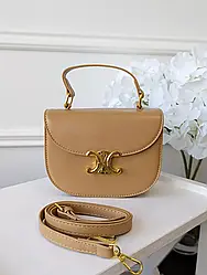 Сумка Сeline Saddle бежевий Є