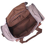 Містка дорожня сумка з якісного текстилю 21238 Vintage Сіра, фото 5